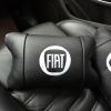 Набір подушок Fiat з натуральної шкіри + вишивка логотипу та шкіряний брелок у подарунок  W-WS15219