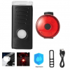 Велоліхтар акумуляторний BSK-1133-XPG та STOP-3SMD(red), Велосипедний ліхтар із захистом від вологи  W-WS21671