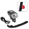 Велоліхтар акумуляторний BSK-1133-XPG та STOP-3SMD(red), Велосипедний ліхтар із захистом від вологи  W-WS21671