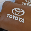 Набір шкіряних подушок 2шт на підголівник Toyota. Комфортні ортопедичні подушки,Тойота  W-WS34162-3