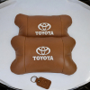 Набір шкіряних подушок 2шт на підголівник Toyota. Комфортні ортопедичні подушки,Тойота  W-WS34162-3
