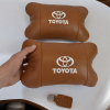 Набір шкіряних подушок 2шт на підголівник Toyota. Комфортні ортопедичні подушки,Тойота  W-WS34162-3
