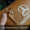 Комплект 2шт для підголівника Mercedes-Benz, виготовлених з натуральної коричневої шкіри. Комфорт в авто  W-WS34162-4