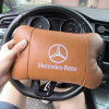 Комплект 2шт для підголівника Mercedes-Benz, виготовлених з натуральної коричневої шкіри. Комфорт в авто  W-WS34162-4