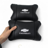 Автомобільні подушки Chevrolet з натуральної італійської шкіри + шкіряний брелок у подарунок  W-WS34693