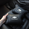 Автомобільні подушки Chevrolet з натуральної італійської шкіри + шкіряний брелок у подарунок  W-WS34693