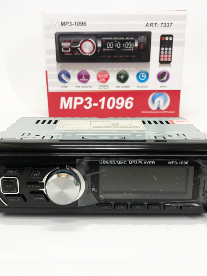 Автомагнітола MP3-1096 BT ISO зі знімною панеллю 4х50W, Магнітофон для машини авто автомобіля