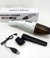 Автомобільний пилосос Car Vacuum Cleaner HY05 на АКУМУЛЯТОРІ. Колір: білий