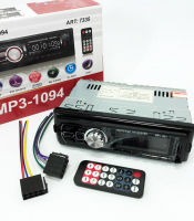 Автомагнітола зі знімною панеллю MP3 1094 з Bluetooth та пультом / Магнітола в машину / Автомобільна