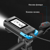 Велофара з комп'ютером та сигналом MT-088-T6, 450Lum, 18650 (2200mAh), кнопка, Освітлення для велосипеда  W-WS83688