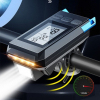 Велофара з комп'ютером та сигналом MT-088-T6, 450Lum, 18650 (2200mAh), кнопка, Освітлення для велосипеда  W-WS83688