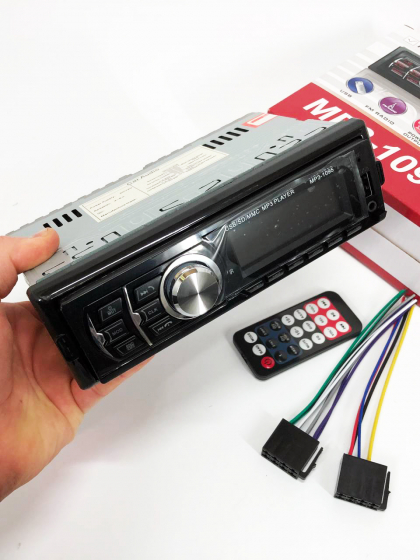 Автомагнітола MP3 1095/7336 BT ISO зі знімною панеллю 1DIN 4х50Вт, Автомагнітола стерео звук
