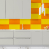 Самоклеюча стінова PET плитка 600*300*2mm  D-SW-00002247