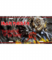 Подарункова табличка IRON MAIDEN - NUMBER OF THE BEAST (npol-007)