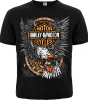 Футболка Harley-Davidson (eagle and logo HD)
