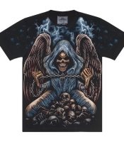 Футболка Смерть із ланцюгом на черепах (Rock Eagle, Total t-shirt)