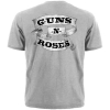 Футболка Guns'n'Roses (череп) (меланж)  RW-724