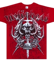 Футболка Full print Motorhead "Stage Fright" (red t-shirt) EU