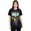 Футболка Череп (Punisher) із Тризубом (жовто-блакитний)  RW-21571