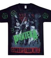 Футболка Full print Pantera "Cowboys from Hell" (black t-shirt) EU