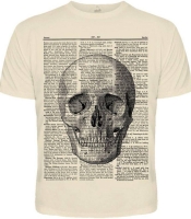 Бежева футболка Urbanist Skull