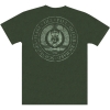 Футболка Rammstein (pushing a car) olive t-shirt B&C (EU-P)  RW-23761