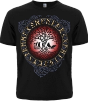 Футболка Дерево Жизни (Рунический компас Вегвизир)