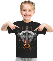 Детская футболка Rock'n'Roll (черная)