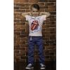 Детская футболка The Rolling Stones "Sticky Fingers" белая RW-3988 Детская футболка The Rolling Stones "Sticky Fingers" белая RW-3988