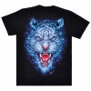 Футболка Синий тигр (3D, светится в темноте)  RW-6309