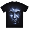 Футболка Tattoo Face (3D, светится в темноте)  RW-6307