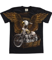 Футболка Орел с мотоциклом (Ride Pride)