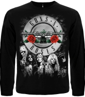Лонгслив Guns'n'Roses (лого+фото группы)