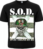 Футболка S.O.D. "Speak English or Die"