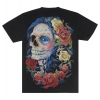 Футболка Muerte and Roses (blue hair) (3D, світиться в темряві)  RW-24427