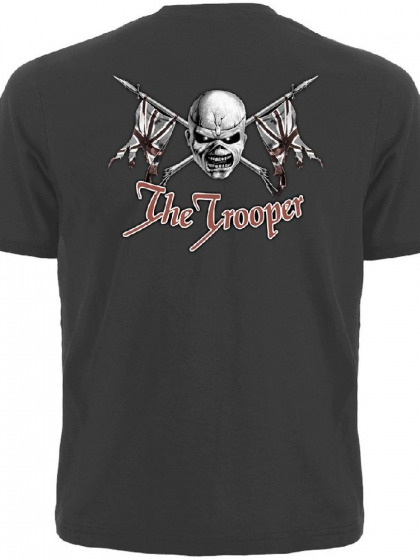 Футболка Iron Maiden "The Trooper" (колір графітовий)