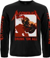Футболка з довгим рукавом Alcoholica "Drink Em All"