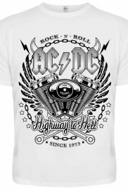Футболка AC/DC (since 1973) (біла футболка)