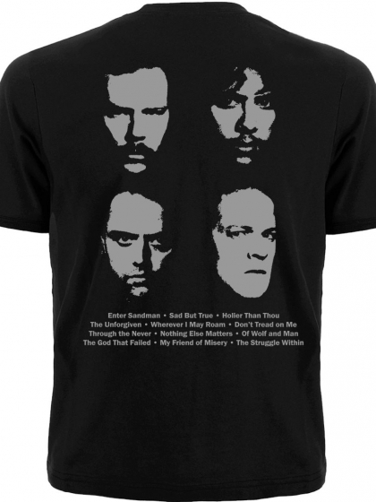 Футболка Metallica "The Black Album" (faces of band)