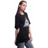 Удлиненная футболка Urbanist Eye Illuminati (black)  RW-17744