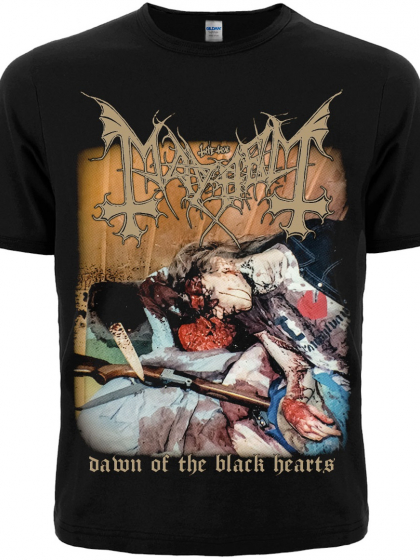 Футболка Mayhem "Dawn of the Black Hearts"