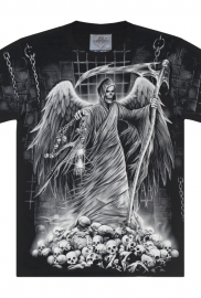 Футболка Ангел смерті на черепах (Rock Eagle, Total t-shirt) Футболка Ангел смерті на черепах (Rock Eagle, Total t-shirt)