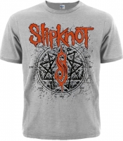 Футболка Slipknot (лого, меланж)