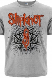 Футболка Slipknot (лого, меланж)
