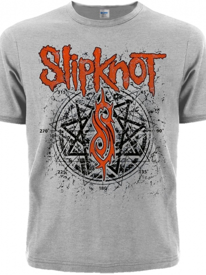 Футболка Slipknot (лого, меланж)