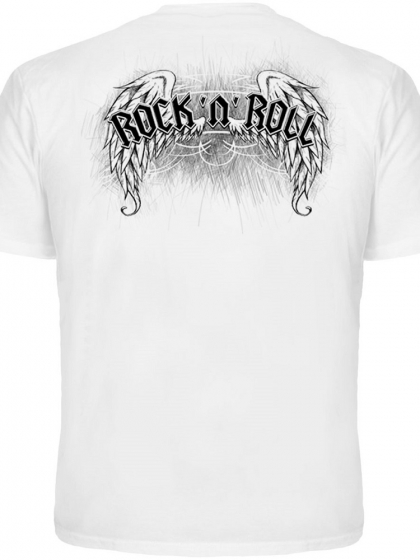 Футболка Rock'n'Roll (гитара) белая