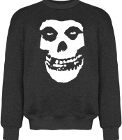 Графітовий світшот Misfits (skull logo)