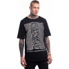 Удлиненная футболка Urbanist Joy Division-Unknown pleasures (black)  RW-17745