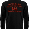 Футболка с длинным рукавом Iron Maiden "The Number of the Beast"  RW-17845