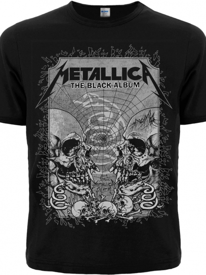 Футболка Metallica "The Black Album" (faces of band)